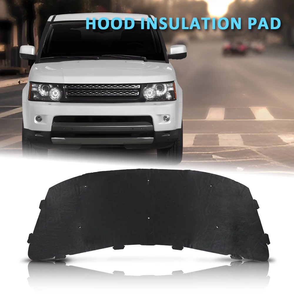 

Front Hood Insulation Pad 1/2 Inch with Clips New Fit for 2002-2012 Land Rover Range Rover Bonnet Panel Sound Heat Insulation Mat