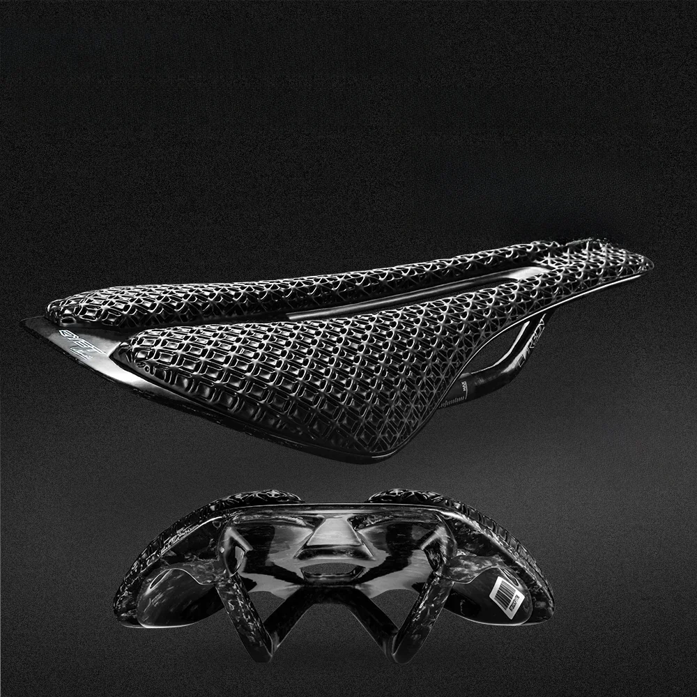 AliExpress Lexon RYET 3D Printed Bicycle Saddle Ultralight Carbon saddle 135/143mm 105g Bike Saddle for MTB Gravel Road Bike Seat bicycle parts