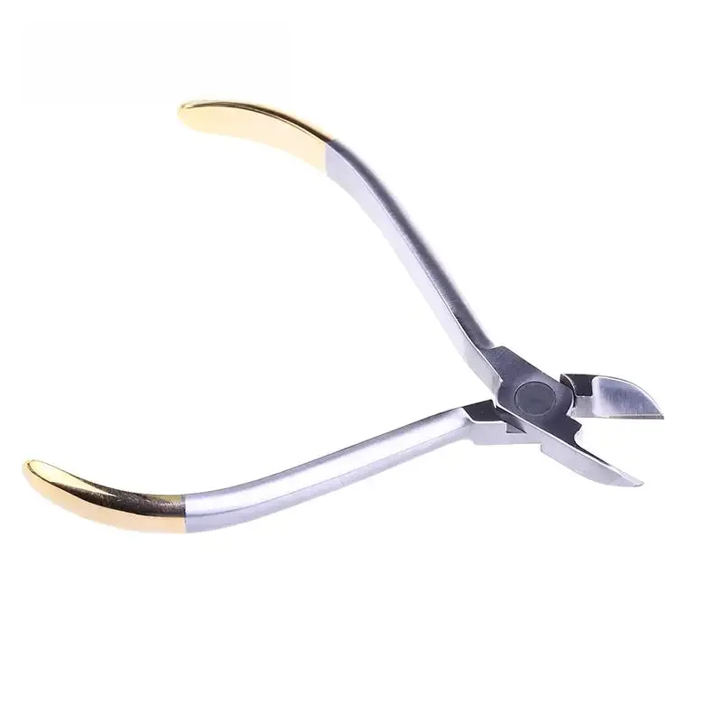 Dental Ligature Cutter szczypce do ortodontycznych przewodów ligaturowych i opaski gumowe ze stali nierdzewnej cienki przecinak do drutu szczypce Instrument — zdjęcie 2