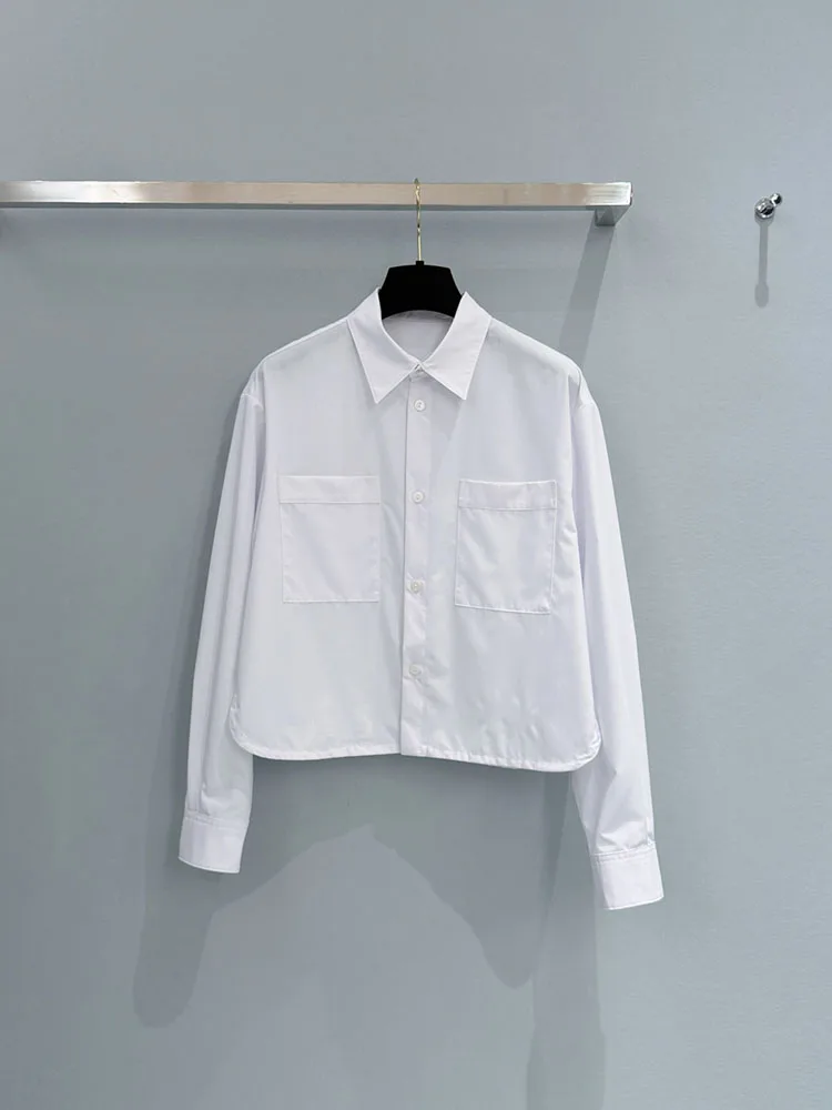 

Женские хлопковые рубашки и топы с вышивкой, коллекция Весна-Лето 2026, высокое качество