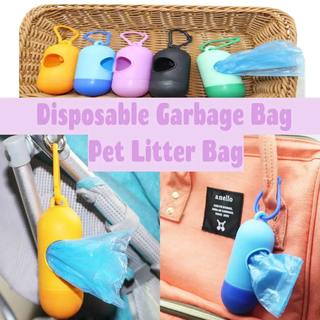 10 Roll/Set Baby Disposable Leak-proof Diaper Nappy Bag Refill Rolls Eco-Friendly Waste Storage Bag Pet Fecal Collection Bag