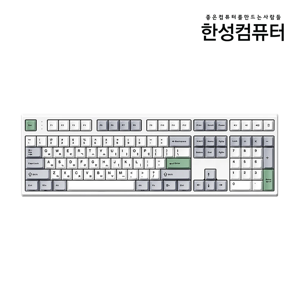 GK707SE OfficeMaster 저소음 기계식키보드 (사무용/퀵스왑/4중흡음)