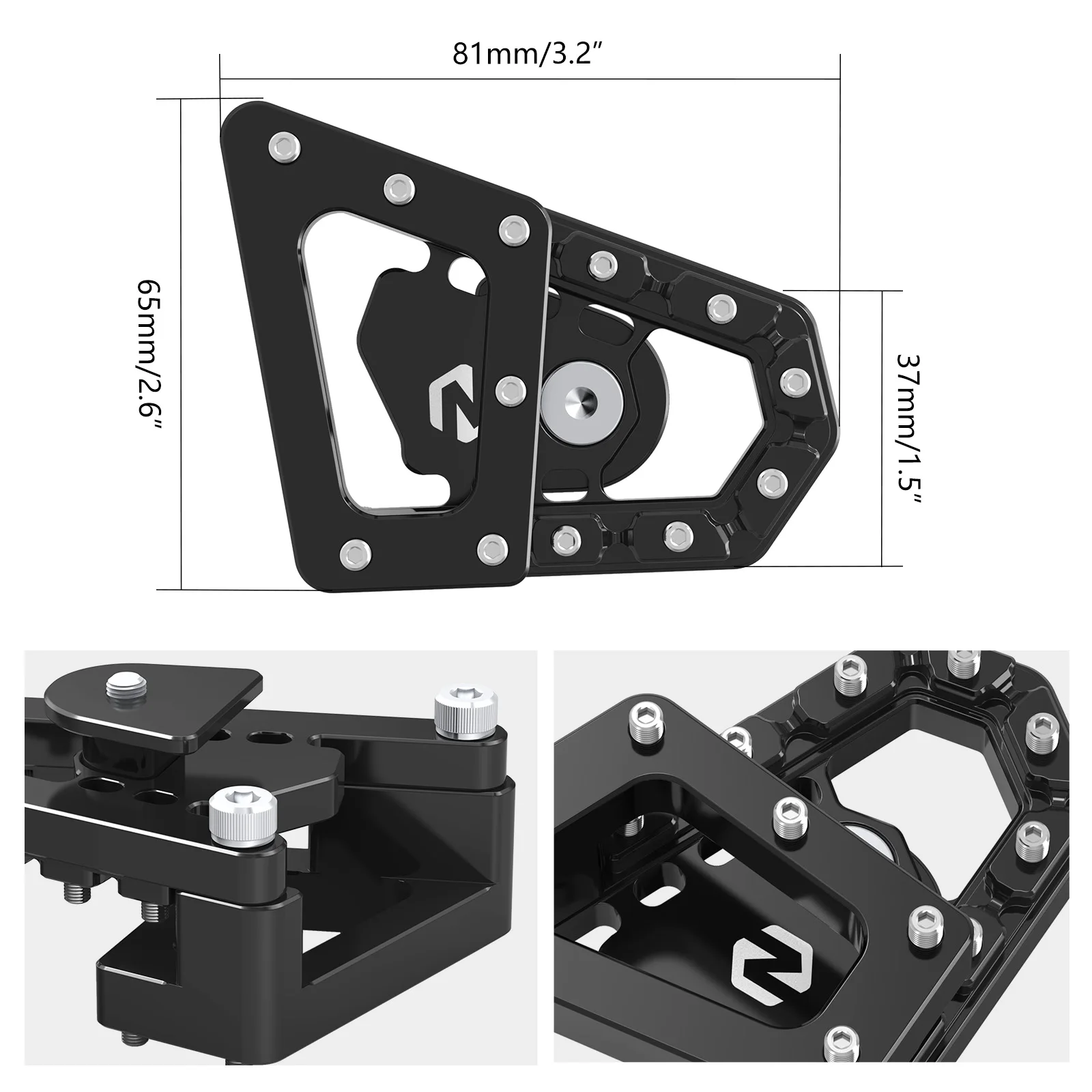 Für BMW R1250GS R1250GS 2018-2023 2019 2020 2021 2022 Motorrad DualControl Hinten Bremshebel Pedal Extender – Detail 2