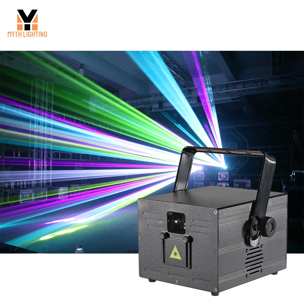 F8 1W-5W ILDA Laser Show Professional 3d full color Laser Stage Lighting RGB Lazer Animation Disco Dj Club Laser Light