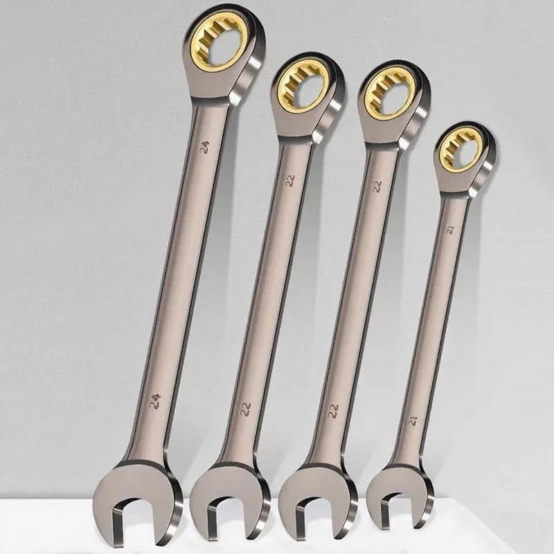 مفتاح ربط بسقاطة 6-32 مم، مفتاح ربط، مفتاح ربط مزدوج الاستخدام، أداة إصلاح عالمية لصيانة السيارات والدراجات النارية #1