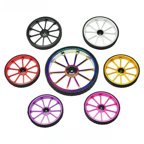 AliExpress Liteproelite Litepro BMX Bicycle Pushing Easy Wheels Largen 100MM Diameter Wheel Extension Rod Easy Wheel Alloy For Brompton Bicycle