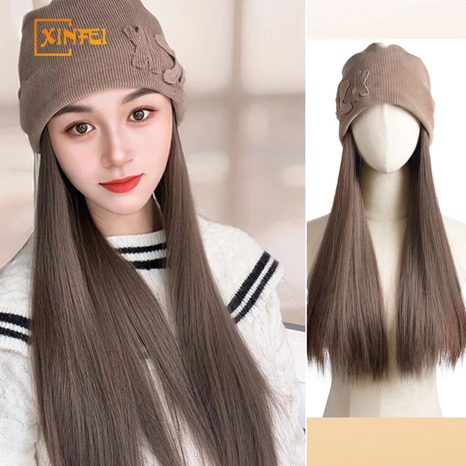 Chic Rose Brown Elastic Cap Wig with 16