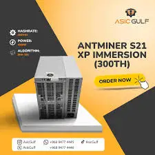 SPECIAL OFFER BUY 2 GET 1 FREE NEW Antminer S21 XP Immersion (300Th) from Bitmain mining SHA-256 algorithm with a maximum hashra