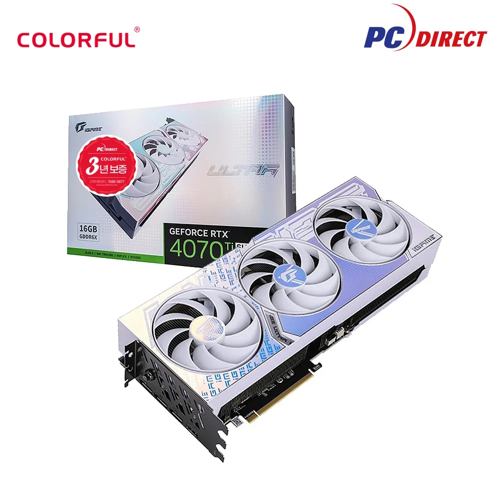 COLORFUL iGame GeForce RTX 4070 Ti SUPER ULTRA OC D6X 16GB White PCDirect