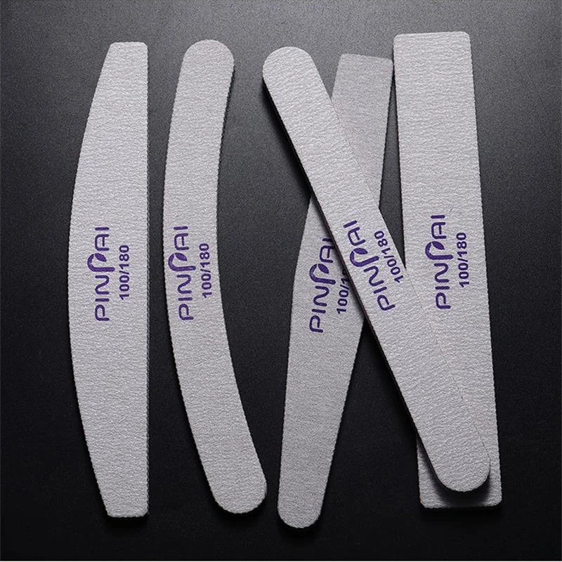 5PCS 100/180 Grits Nagelfeilen Set Puffer Block Nail art Tipps UV Gel Polierer Datei Doppel Seite nägel Polieren Polieren Kit