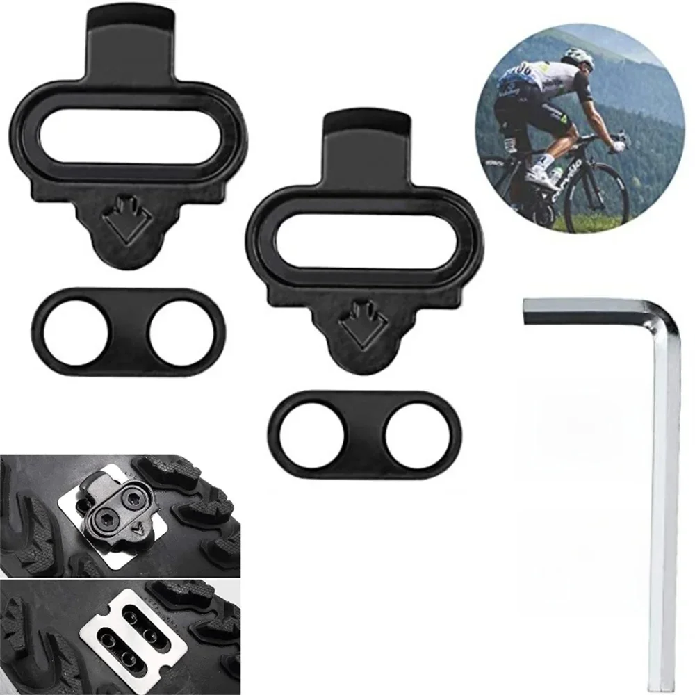 Mountainbike Schuhe Stollen MTB Stollen Multi-Release SPD Pedal Radfahren Schuhe Clips Set Fahrrad Zubehör