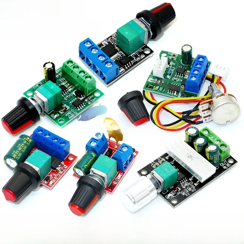 DC 1.8V-35V 2A 3A 5A 10A 30W 80W 90W PWM contrôleur de vitesse de moteur basse tension contrôleur de vitesse de moteur PWM Module d'entraînement réglable