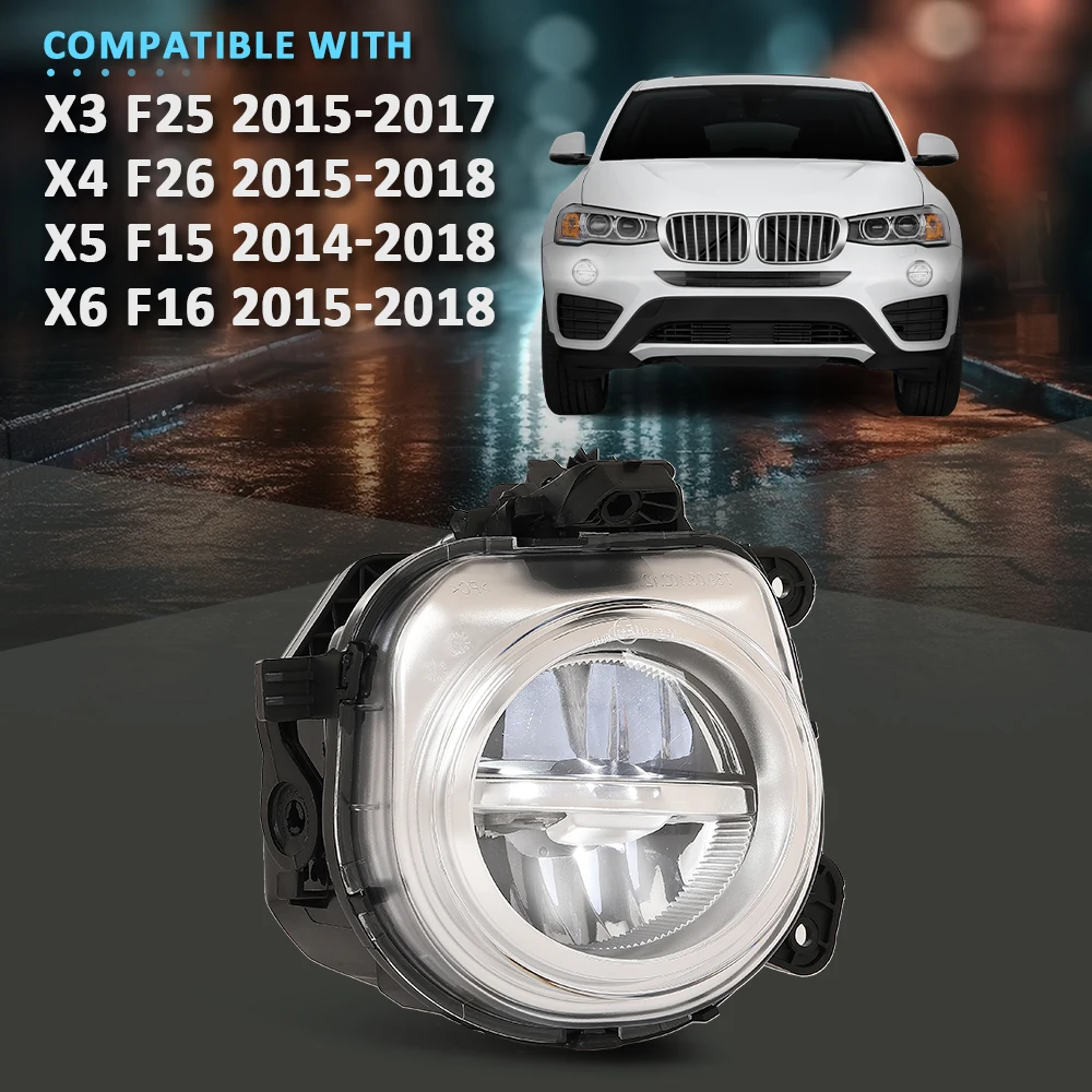 

12V Led Drl Fog Light Fit for 2014-2017 Bmw X3 F25 m Sports Right Side 63177317252