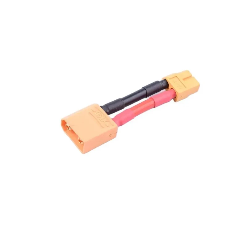 Adattatore per batteria XT90 maschio da 2 pezzi a femmina XT60 cavo di ricarica per batteria 12awg RC 40mm