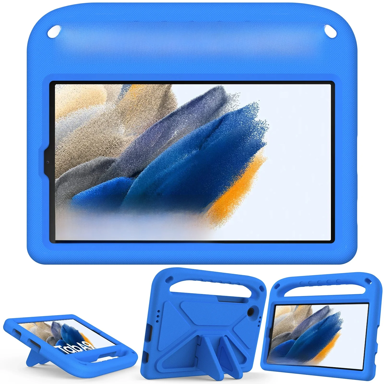 Etui z pianki EVA dla dzieci z funkcją podstawki do Samsung Galaxy Tab A9 Plus A8 10.5 SM-X200 X205 X207 S6 Lite 10.4 P613 P619 A7 Lite 8.7 T220 T500 — zdjęcie produktu 7