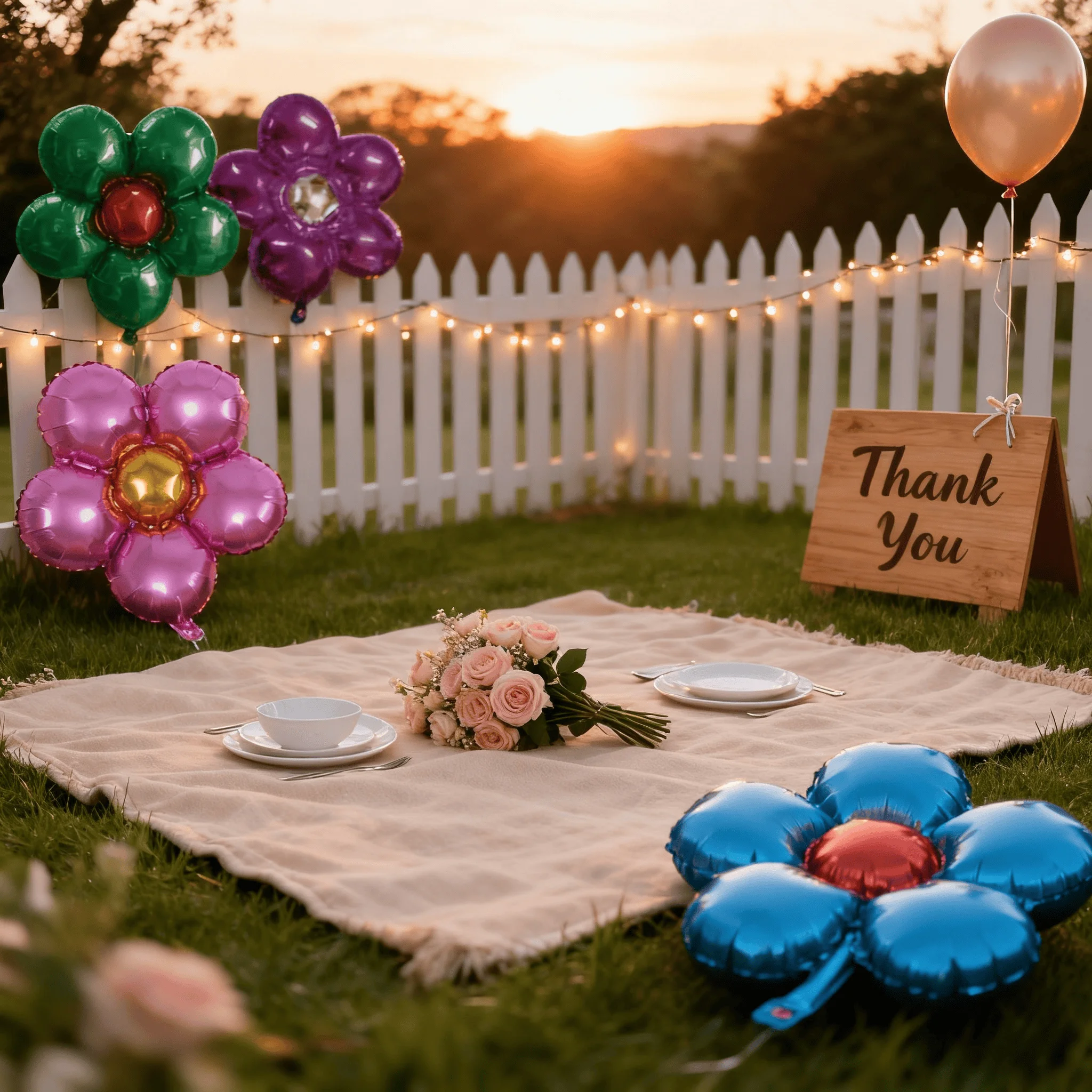 

Colorful Daisy Balloon Floral Flower Foil Balloons for Wedding Birthday Party Valentine's Day Anniversary Decoration Supplies