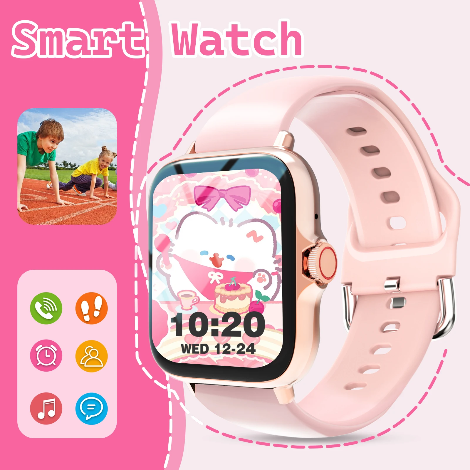 

New Smartwatch Wireless Call/Receive Multiple Sports Modes Weather Forecast Message Notification Multiple Sports Modes