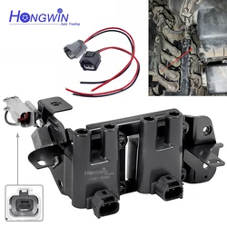 Ignition Coil Pack & Plug For Hyundai Accent LC Getz TB LaVita FC G4EC 1.4L G4EE 1.5L G4ED 1.6L 2000-2011 27301-26600 2730126600