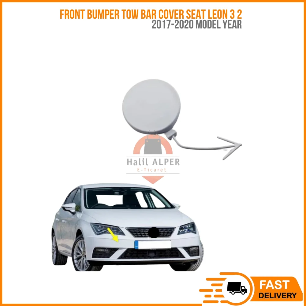 

For Front Bumper Tow Bar Cover For Seat Leon 3 2017-2020 High Quality Fast Shipping Oem Oem 0807241C- 5F0807241C