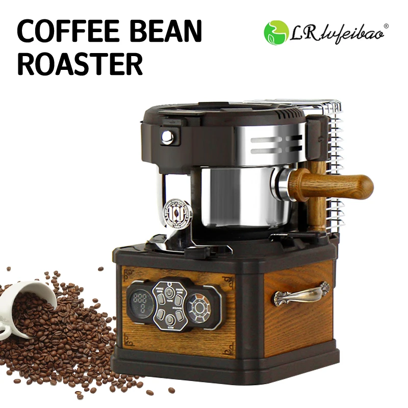 Coffee Bean Roaster 150g Container for Roasted Beans Precise Temperature Control 110-240V For Household Commercial Roaster