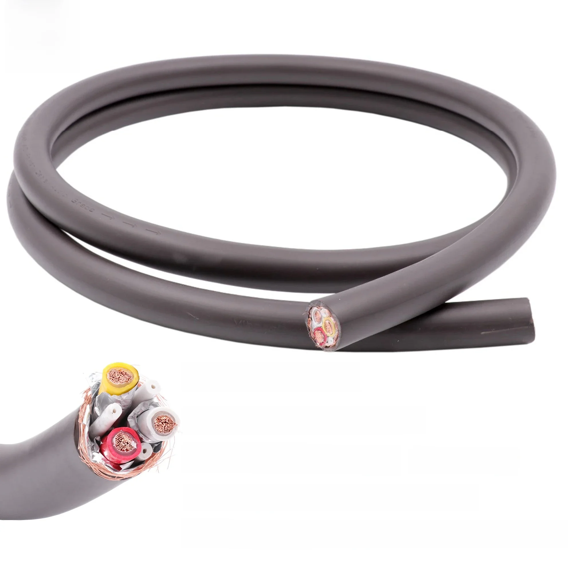 Viborg – fil d'alimentation VP1601, fil 5N OFC RISR, 6 carrés, chaque conducteur, isolant en PVC pour amplificateur Audio, PC, lecteur CD, bricolage