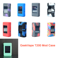 1PC Texture Case For GeekVape T200 Aegis Touch Mod Kit Case Silicone Cover Protective Rubber Sleeve Shield Skin Soft Shell