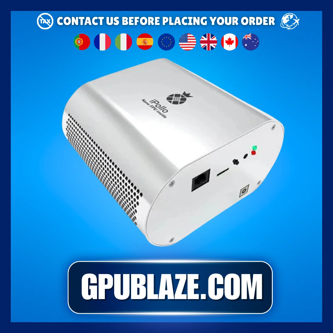 iPollo Miner G1 Mini 1.2GH/s com PSU 120W Máquina de mineração doméstica Grin Miner Baixo ruído e amostra do que Goldshell Miner Box