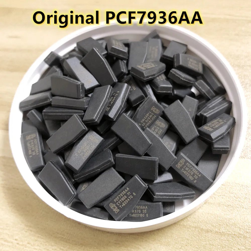 

50PCS Original PCF7936AA update PCF7936AS ID46 Transponder Chip Unlock ID 46 PCF 7936 carbon for car key shell