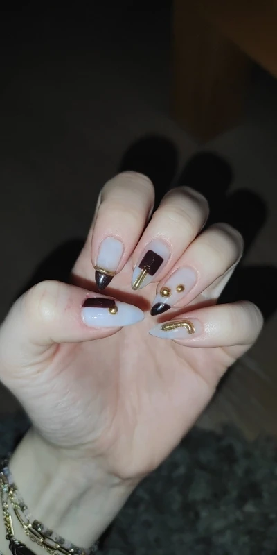 MEET ACROSS 20ML Nail Extension Gel Kit Quick Building Hard Gel Acrylic Crystal White Nude Construction UV Gel Nail Polish Set photo review