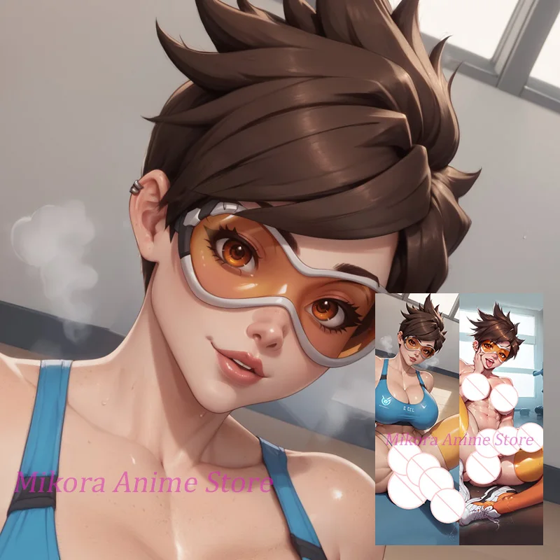 

Наволочка для подушки Dakimakura Tracer Futa, двусторонняя наволочка с принтом в подарок