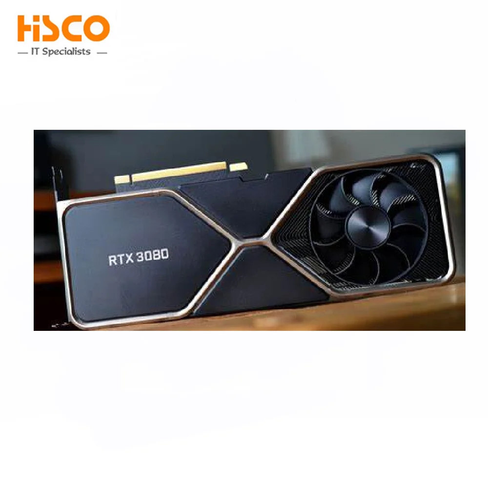 بطاقة رسومات NVIDIA GeForce RTX 3080 Founders Edition سعة 10 جيجابايت GDDR6X مستعملة