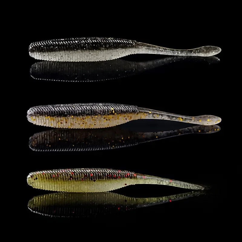 Bazooka Fishing Soft Lures Silikon Künstliche Kunststoffköder Pesca Karpfenangeln Bassköder sinkend 2,4 g 4,7 g 6,4 g Wobbler Karpfen