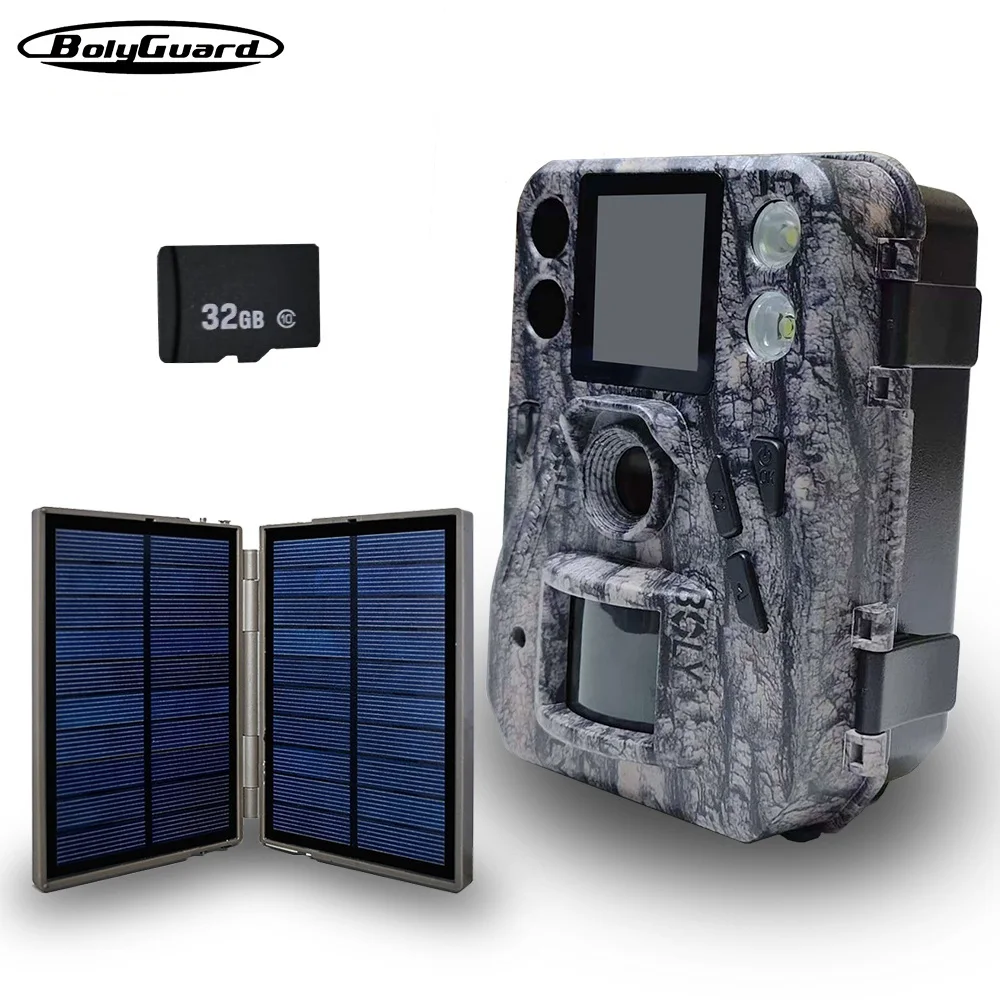 

Камера для охоты BolyGuard SG520-Plus – 4K/48MP, ночное видение, для наблюдения за дикой природой, с ИК-подсветкой 940 нм и белыми светодиодами, готова к работе от солнечной батареи