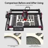 AlgoLaer レーザー彫刻機 5 ワット 10 ワット高精度 DIY レーザー彫刻機オフラインレーザーカッター 40 × 40/40 × 85 センチメートル CNC レーザーカッター 4