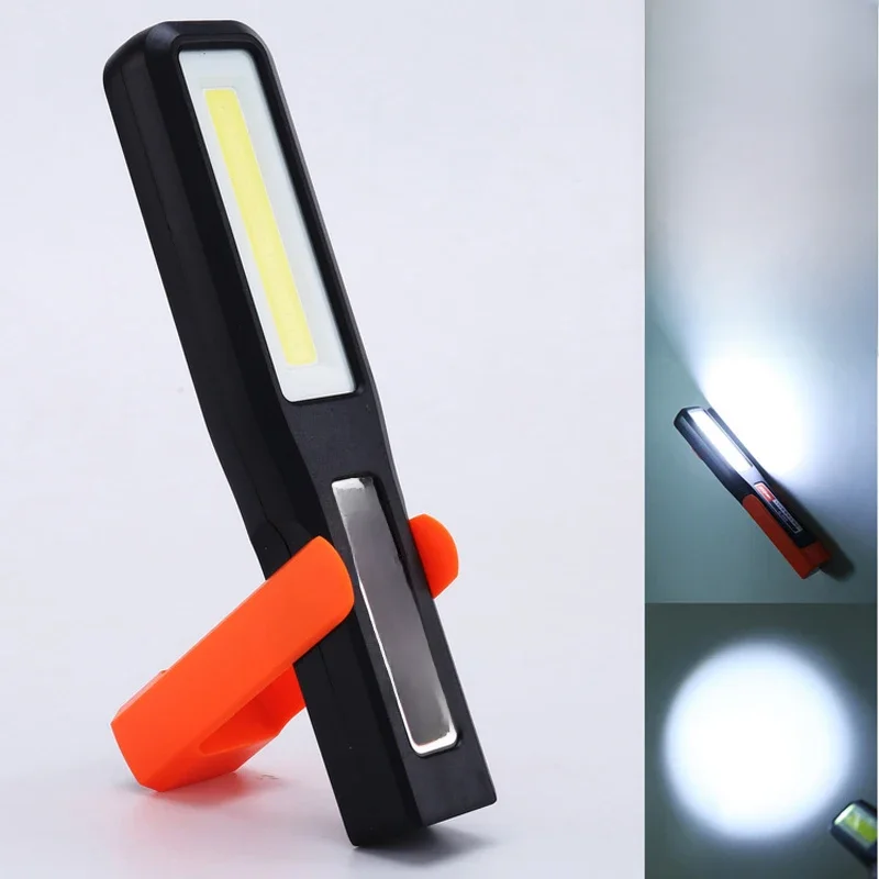 Lampe de travail LED COB injuste, lampe de mécanicien de garage de voiture, lampe de poche aste USB, torche magnétique, lumière d'urgence, lumière iodée