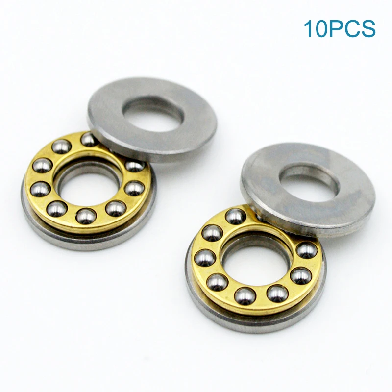 10pcs Mini Thrust Ball Bearing 3D Printer F3 8M F5-10M F6 12M F8-22M F8-14M F8 16M F10-17M F12-21M Miniature Axial Ball Bearings