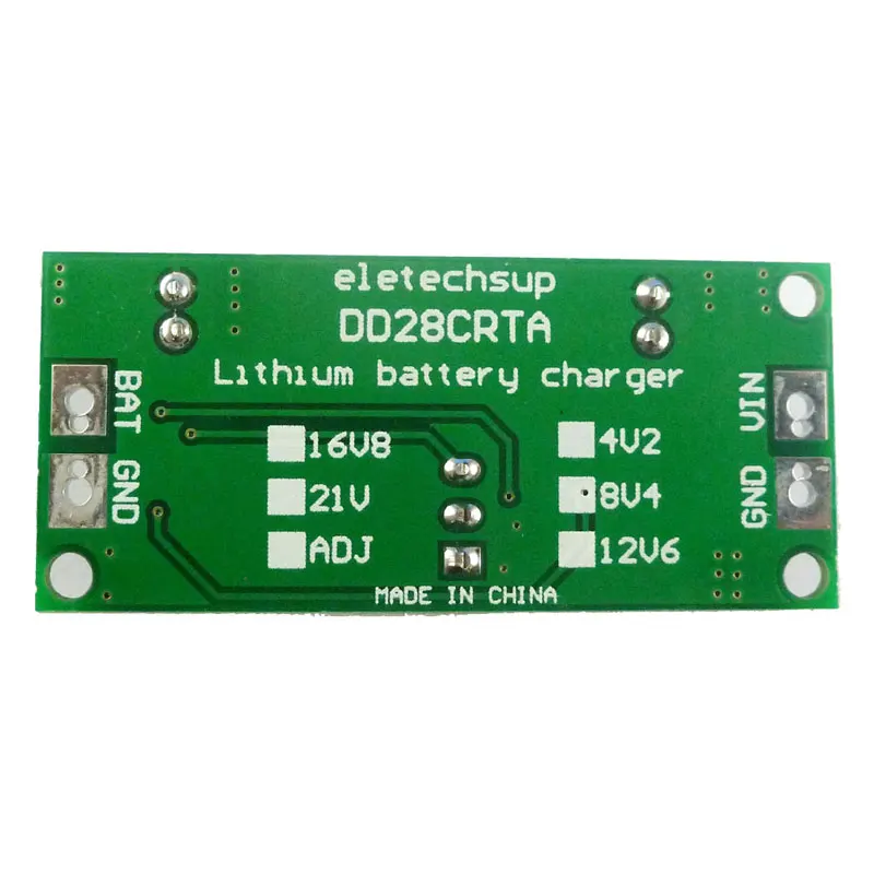 DD28CRTA Lithium Battery Charging Module DC 3.7-18.5V 1A Li-ion Lifepo4 Battery Packs Cells UPS Charger Board for Car Solar 12V