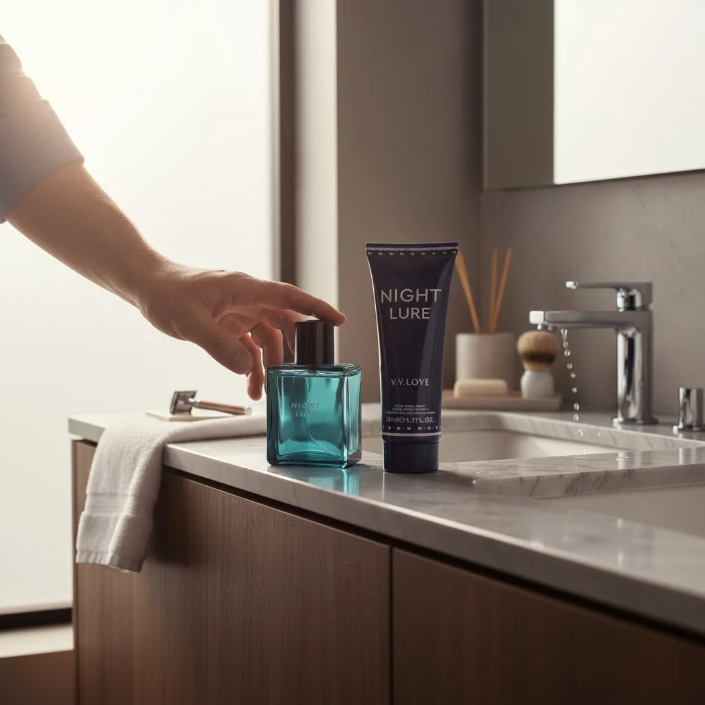 عطر 50 مل ومجموعة لوشن الجسم 50 مل للرجال #3