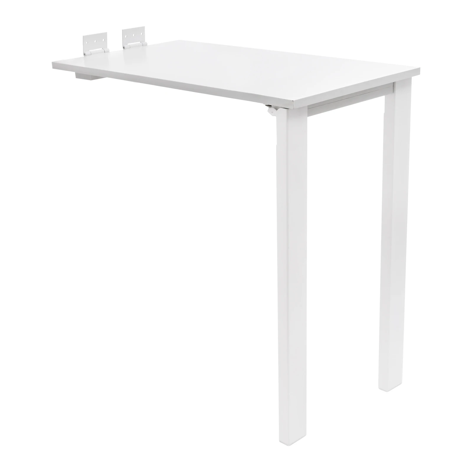 Folding Table, Folding Dining Table, Wall Mounted Folding Table Sturdy Table Legs Safety Snap for Dining Rooms, Bedrooms, Study