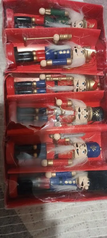 10/12/14cm Nutcracker Miniatures Pink Series Nutcracker Puppet Ornaments Desktop Decoration Cartoons Walnuts Soldiers Band Do photo review