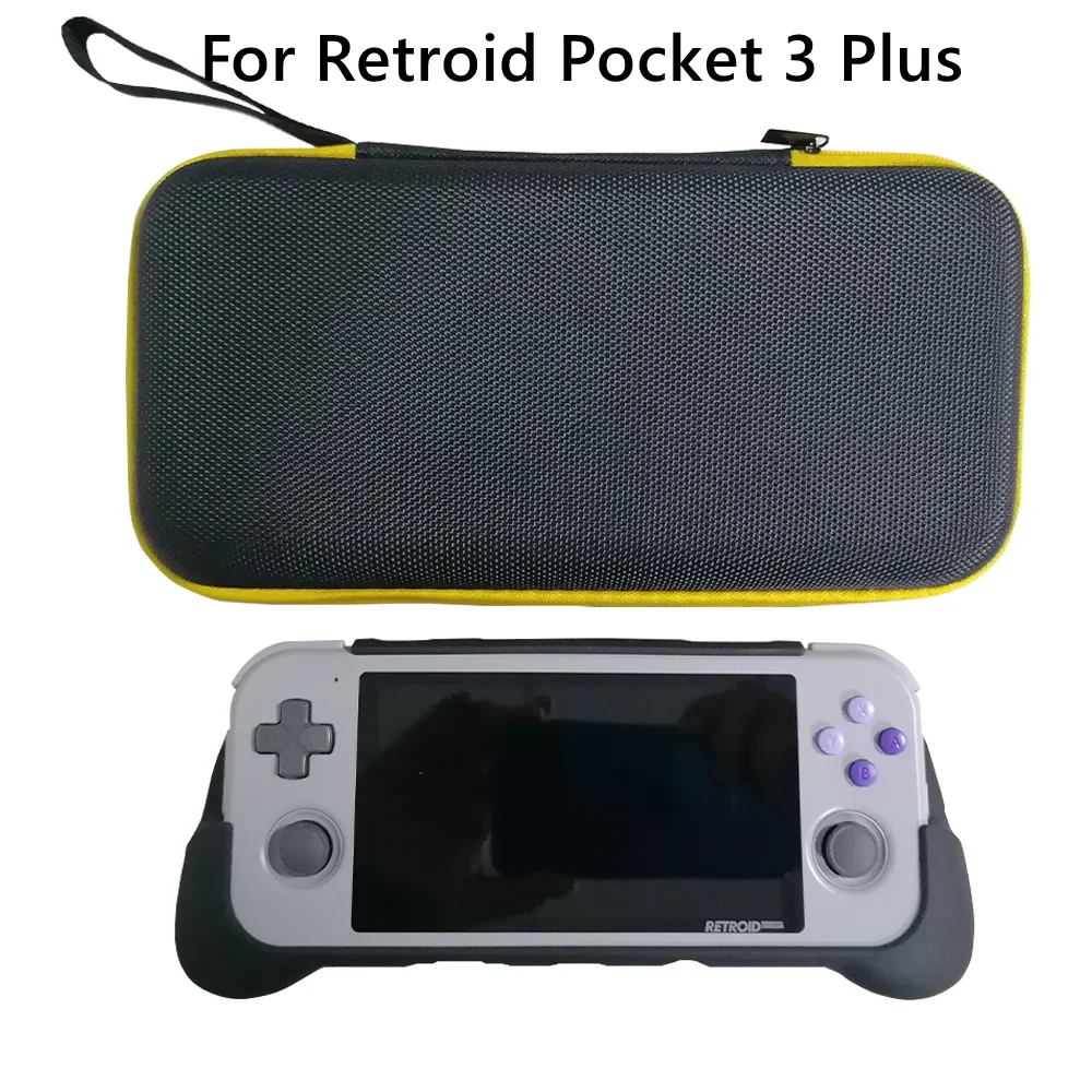 Étui noir portable pour Retroid Pocket 3 Plus, sac de transport, mini lecteur de jeu, 3.5