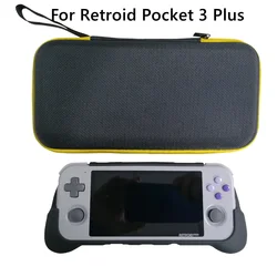 Black Case Black Grip for Retroid Pocket 3 Plus Handheld Game Player Mini Portable Retroid Pocket 3.5 Carrying Bag Free Shipping