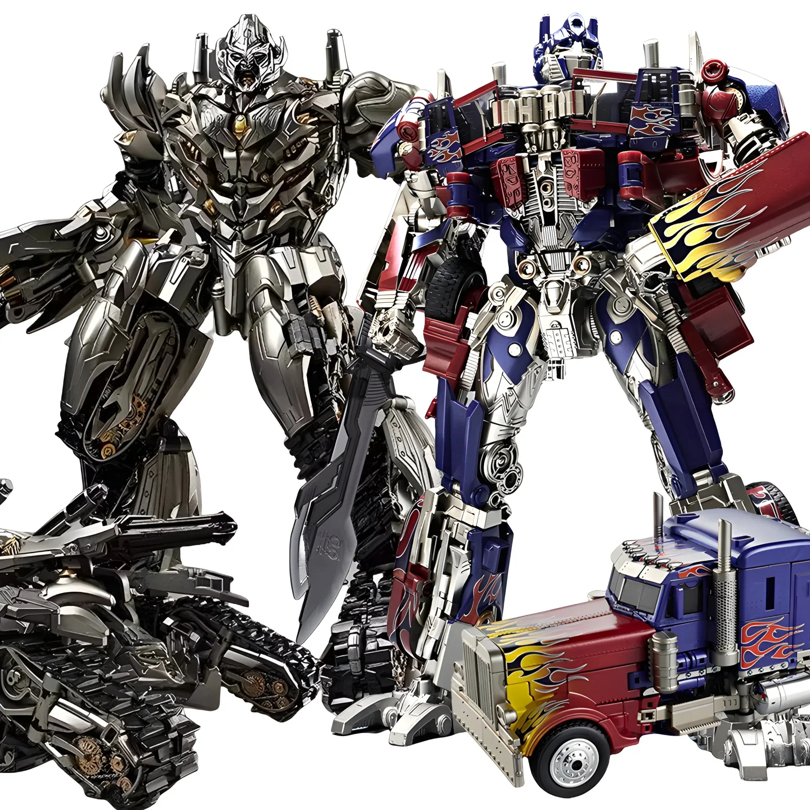 30 cm Transformation Megatron Optimus Prime Bumblebee Verformung Film G1 Anime Figur Action Figure Legierung Roboter Modus Spielzeug Geschenke