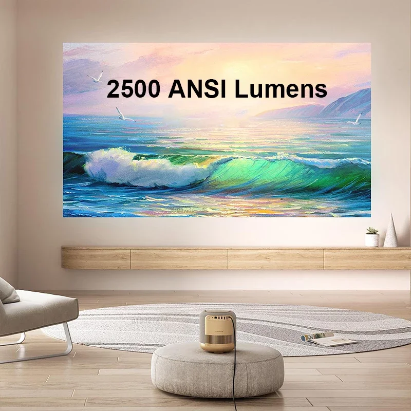 Formovie Fengmi V10 Real 4K LED Gaming Projector 2500ANSI Lumen MEMC HDR10 4+64G 120Hz 12ms Game Delay Home Theater Beamer