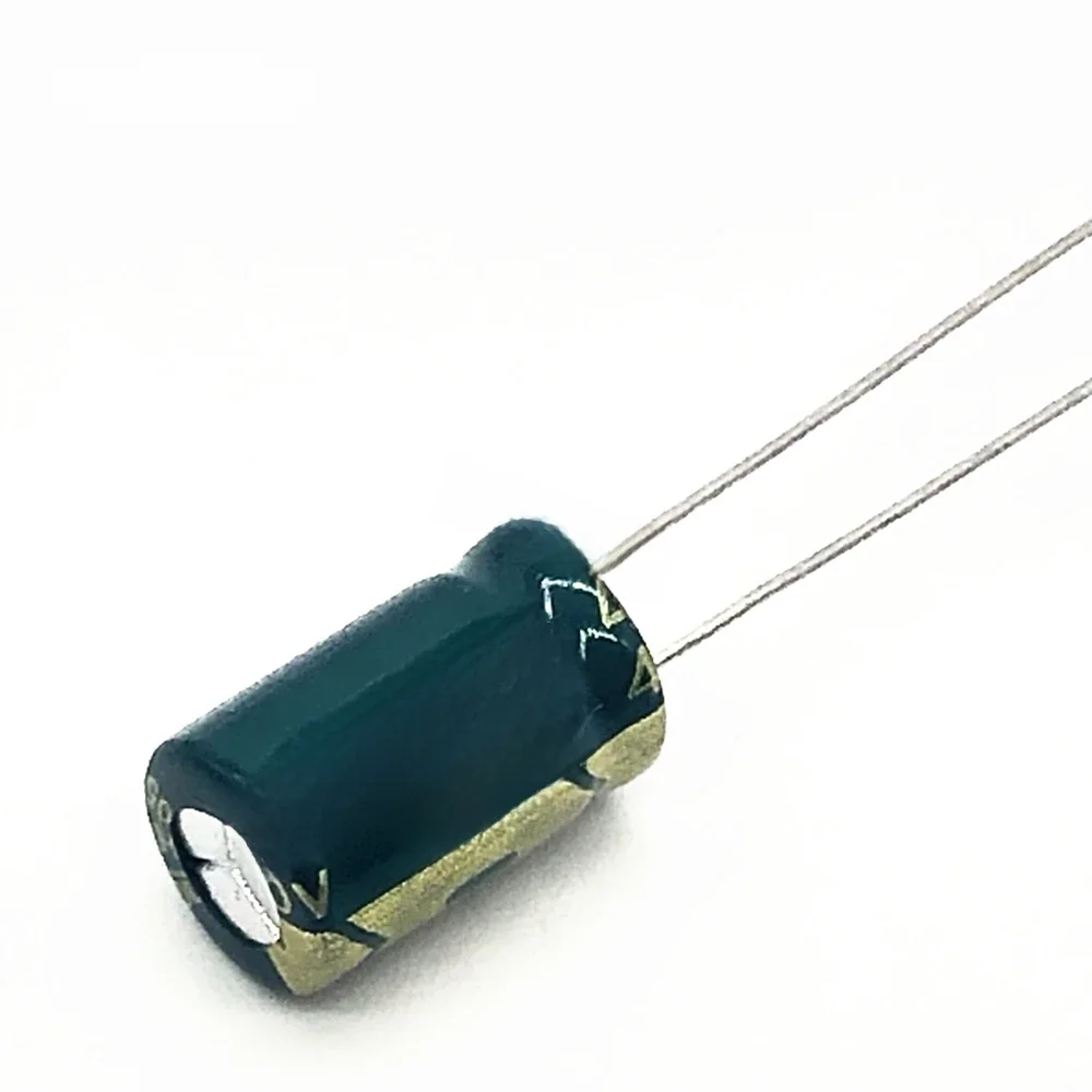 10 sztuk/partia 400v 4.7UF wysokiej częstotliwości niska impedancja 400V 4.7UF aluminium kondensator elektrolityczny rozmiar 8*12 S22 20% — zdjęcie 2