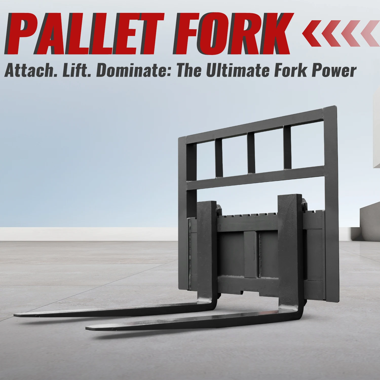 

Forklift forks, skid steer loader attachments, free home delivery, suitable for small skid steer loaders.