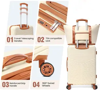 10 best sales Conjunto de malas Kluge de 6 peças - №8