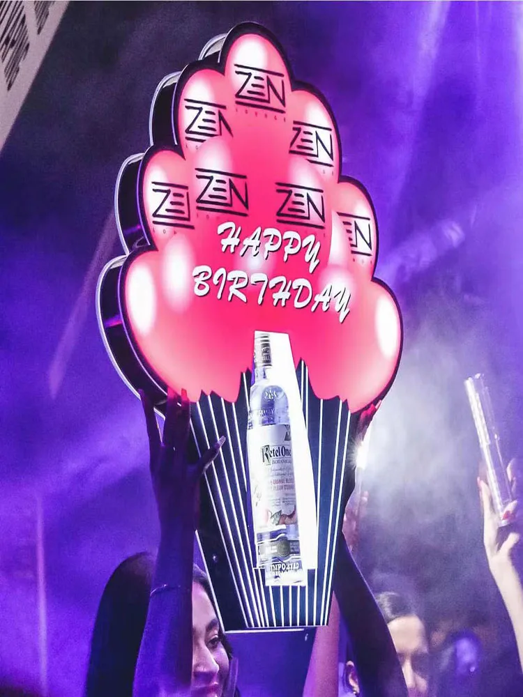 LED butelka do szampana prezenter do salonu