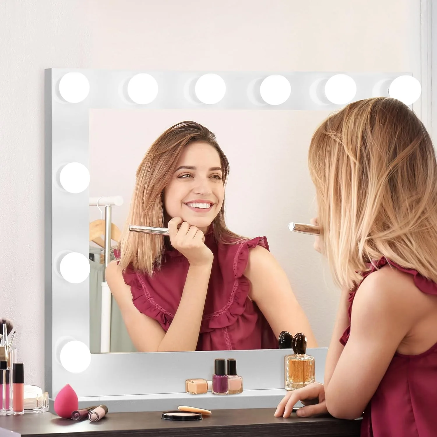 Hollywood Vanity Mirror with Lights, 20