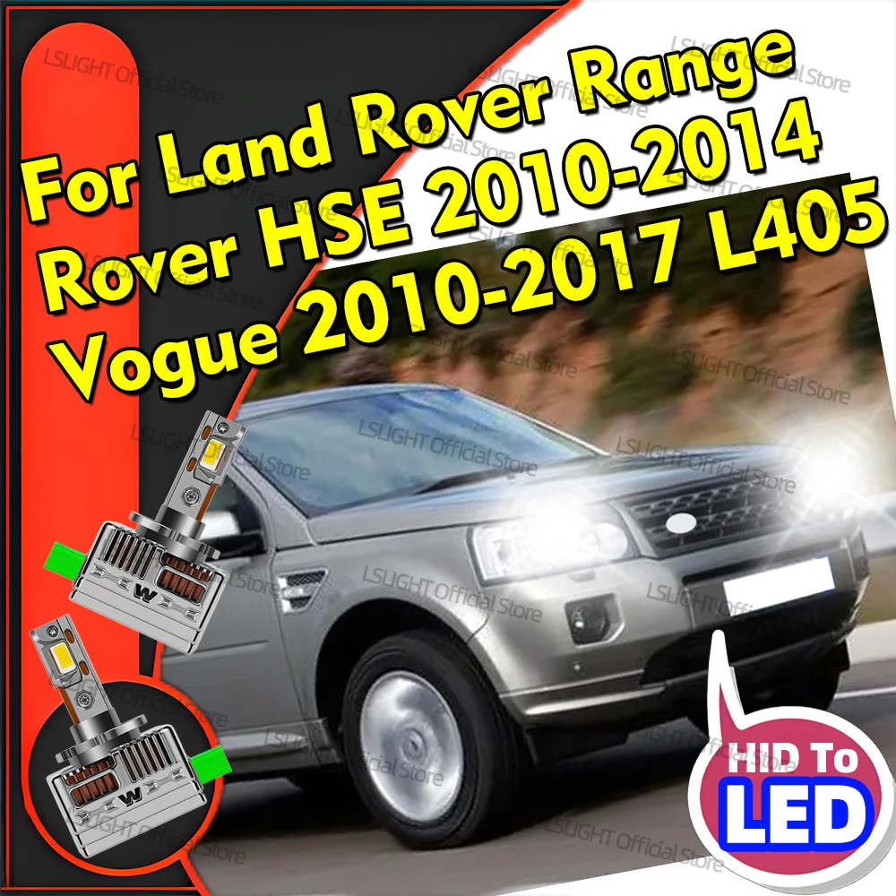 2x CSP 3570 Auto Headlights D3S D3R HID to LED 30000LM For Land Rover Range Rover HSE 2010-2014 Vogue 2010-2017 L405 2013-2025